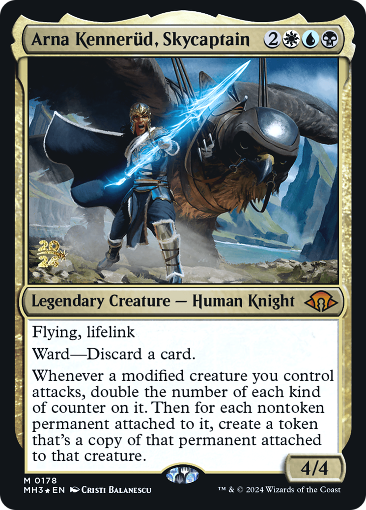 Image of Arna Kennerud, Skycaptain (PRE-178) - Modern Horizons 3 Promos Foil