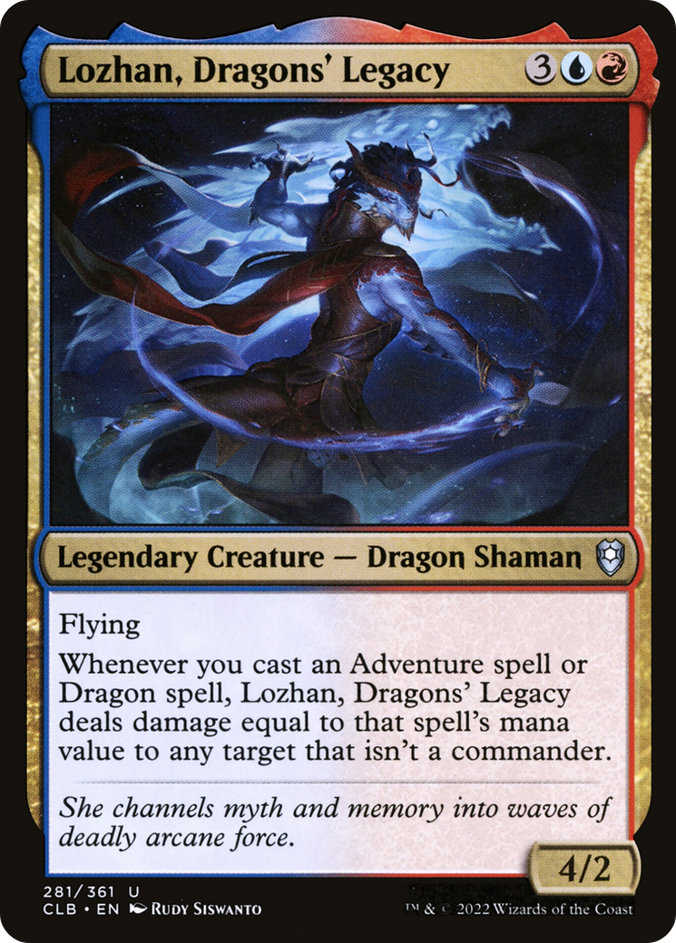 Image of Lozhan, Dragons' Legacy (CLB-281) - Commander Legends: Battle for Baldur's Gate