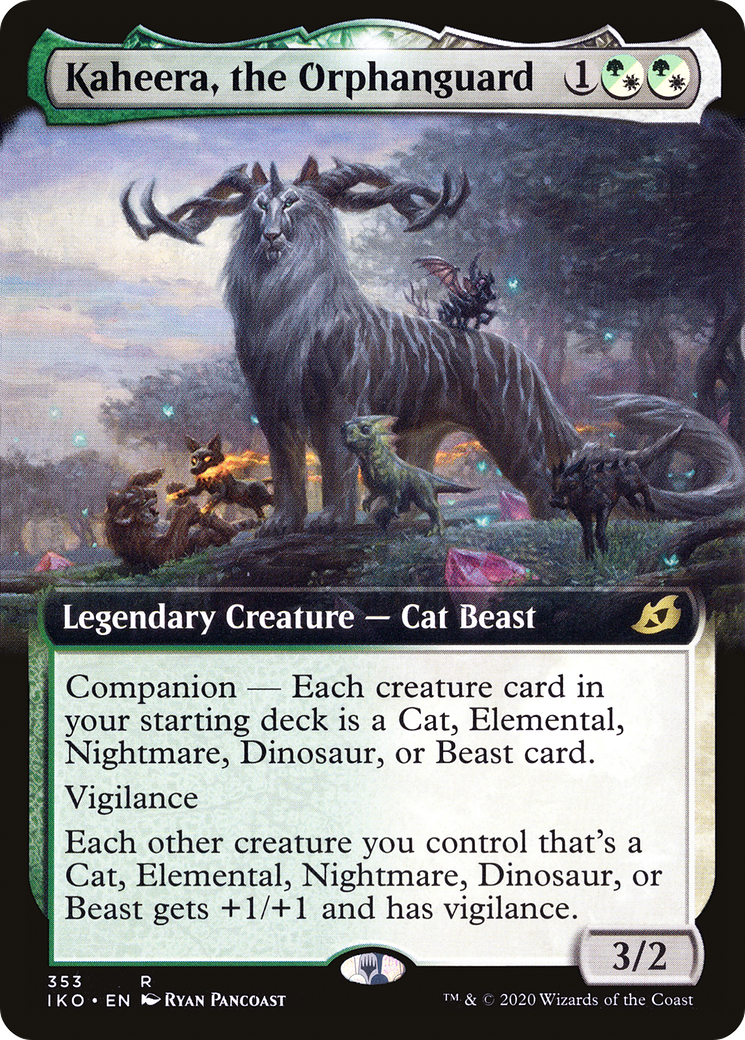 Image of Kaheera, the Orphanguard (Extended Art) (IKO-353) - Ikoria: Lair of Behemoths: (companion, Extended Art)
