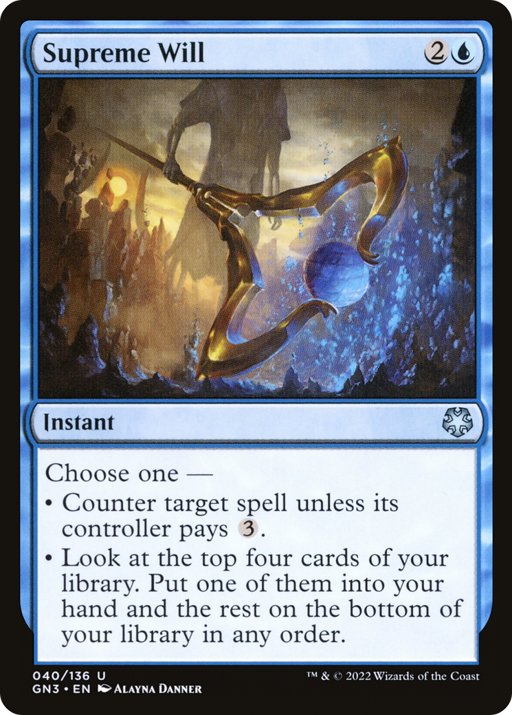 Image of Supreme Will (GN3-040) - Game Night: Free-for-All