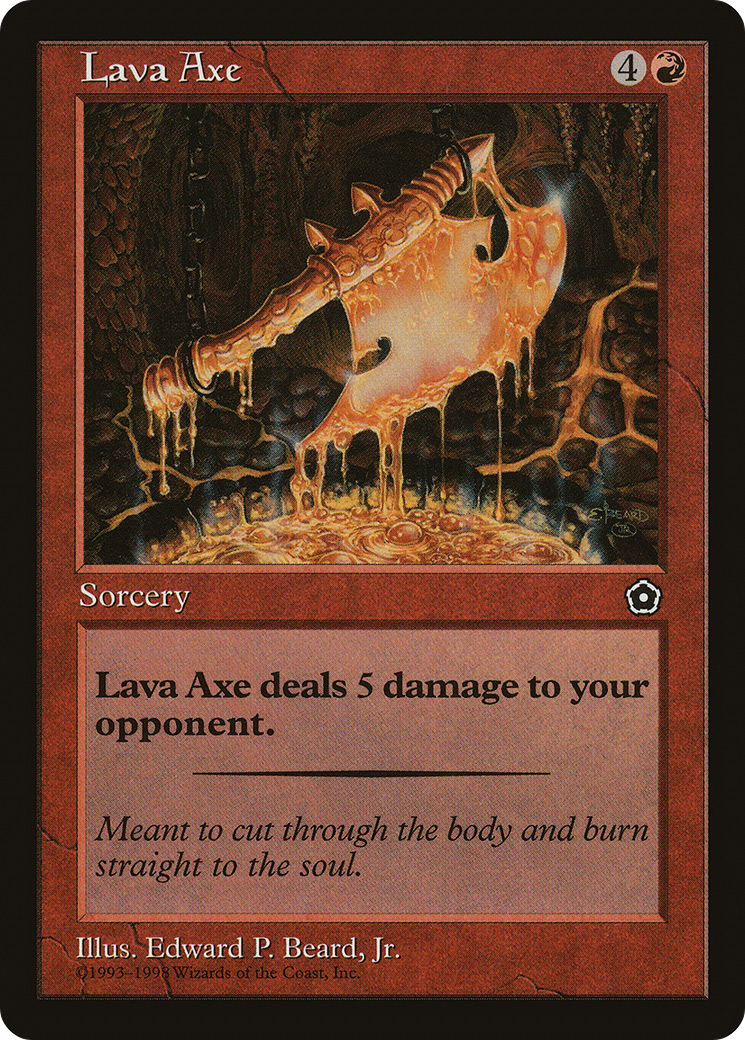 Image of Lava Axe (P02-107) - Portal Second Age