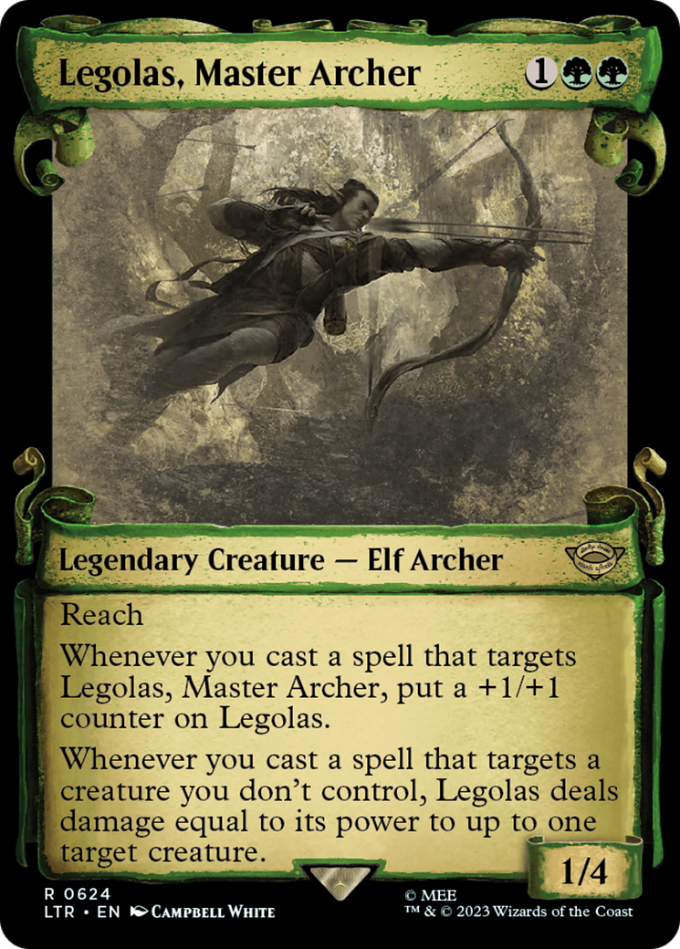 Image of Legolas, Master Archer (Showcase Scrolls) (LTR-624) - The Lord of the Rings: Tales of Middle-earth: (Showcase)