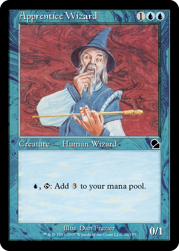 Image of Apprentice Wizard (ME1-030) - Masters Edition Foil