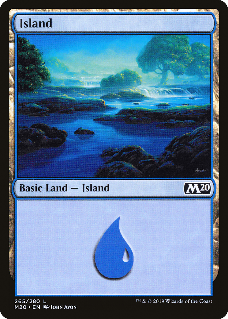 Image of Island (M20-265) - Core Set 2020