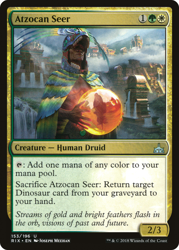 Image of Atzocan Seer (RIX-153) - Rivals of Ixalan
