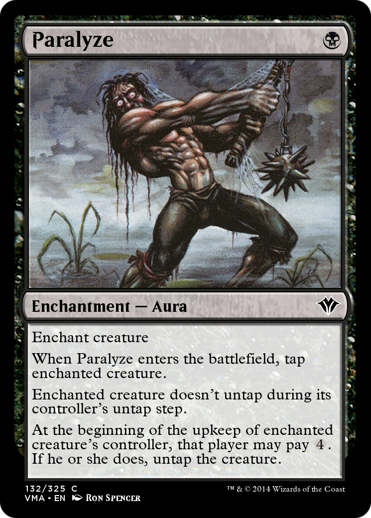 Image of Paralyze (VMA-132) - Vintage Masters Foil