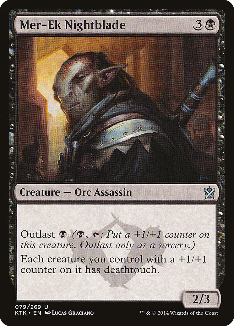Image of Mer-Ek Nightblade (KTK-079) - Khans of Tarkir