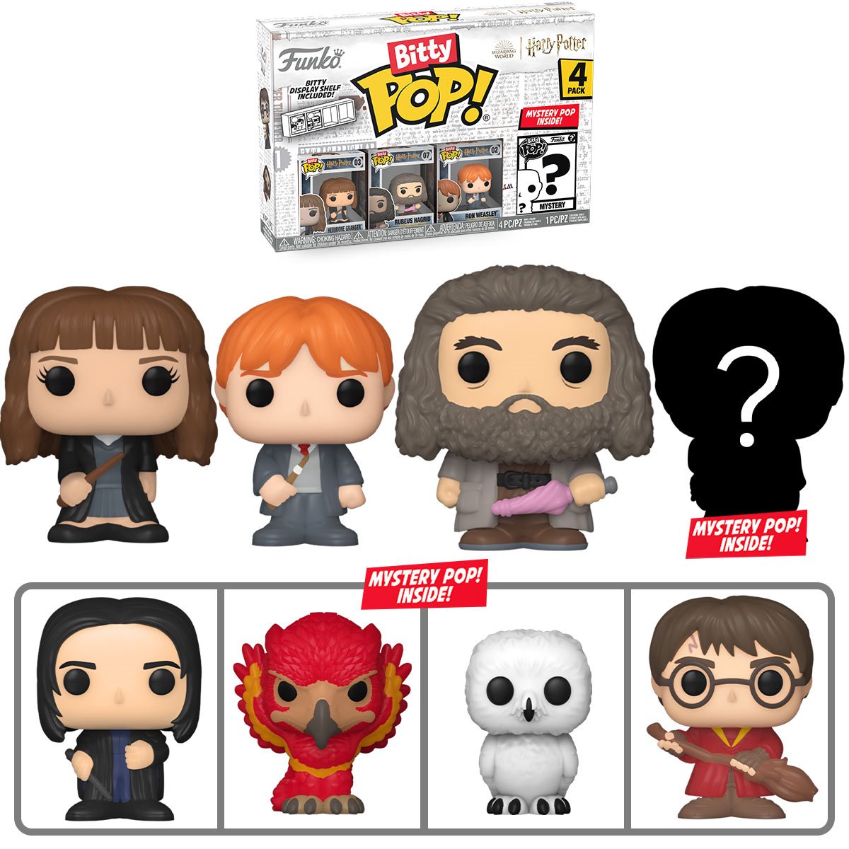 Image of Harry Potter Hermione Funko Bitty Pop! Mini-Figure 4-Pack