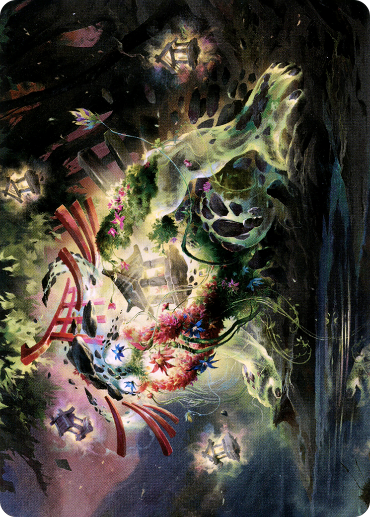 Image of Go-Shintai of Life's Origin // Go-Shintai of Life's Origin (ANEO-026) - Neon Dynasty Art Series (Borderless)