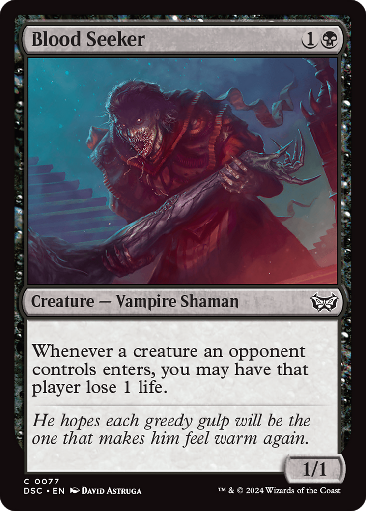 Image of Blood Seeker (DSC-077) - Duskmourn: House of Horror Commander