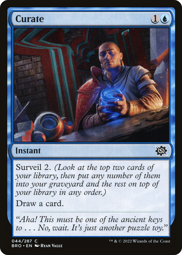 Image of Curate (BRO-044) - The Brothers' War Foil