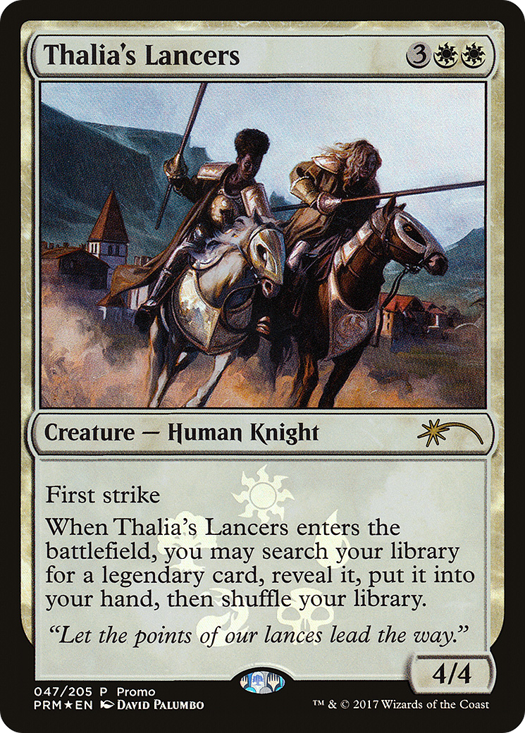 Image of Thalia's Lancers (MEDIA-47★) - Eldritch Moon Promos Foil