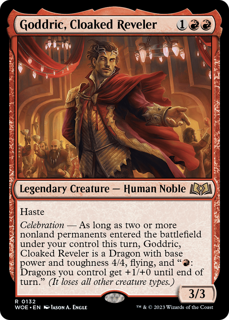 Image of Goddric, Cloaked Reveler (WOE-132) - Wilds of Eldraine Foil