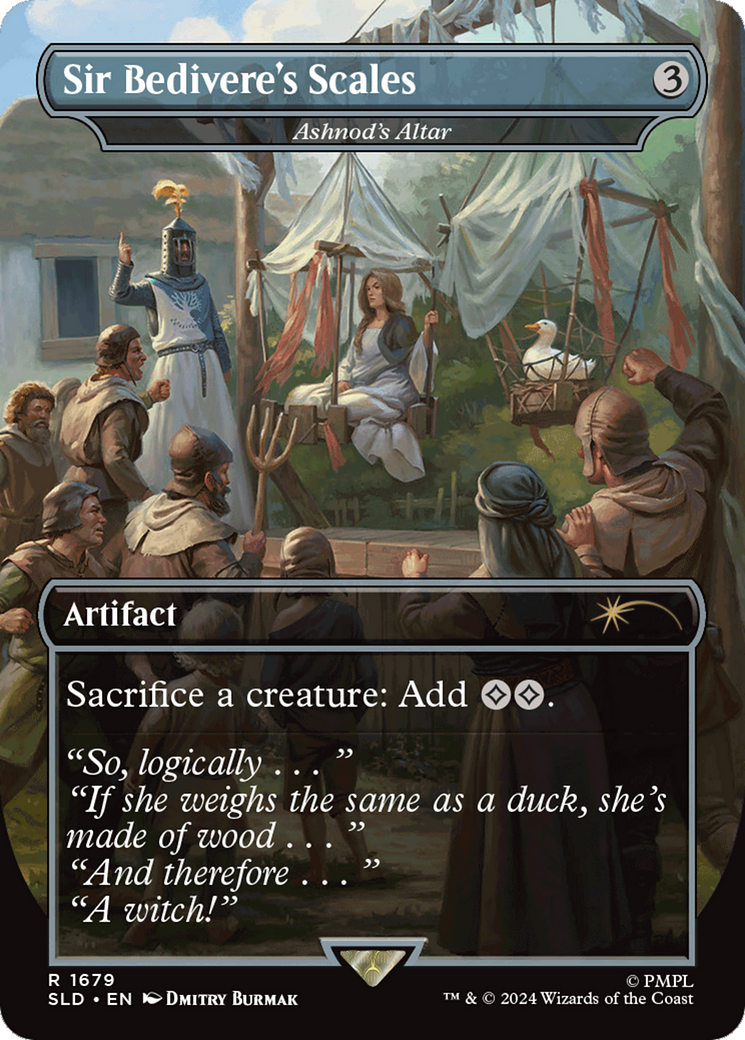 Image of Ashnod's Altar (SLD-1679) - Secret Lair Drop / Sir Bedivere's Scales (Borderless)