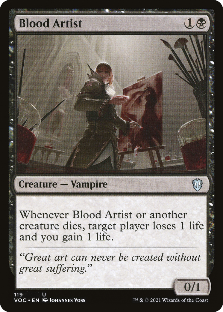 Image of Blood Artist (VOC-119) - Crimson Vow Commander