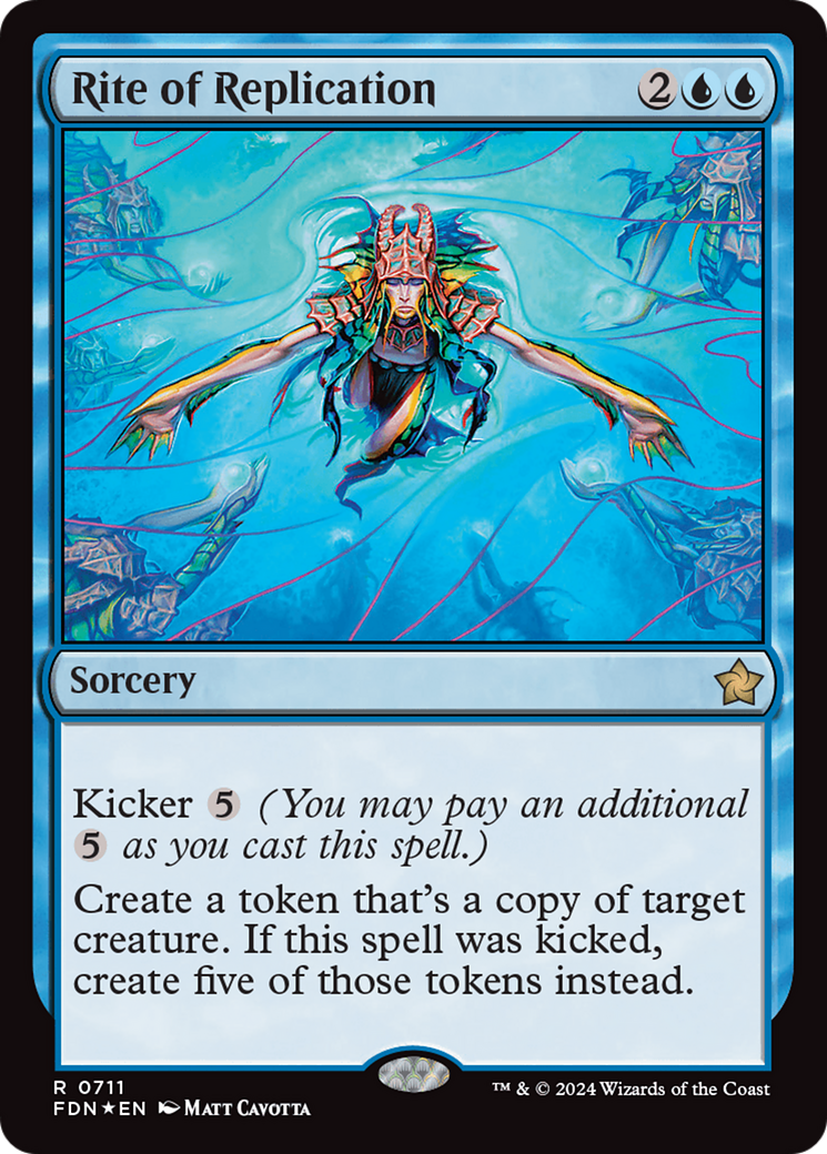 Image of Rite of Replication (FDN-711) - Foundations Foil