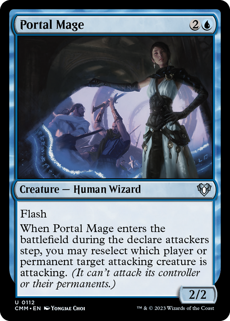 Image of Portal Mage (CMM-112) - Commander Masters Foil
