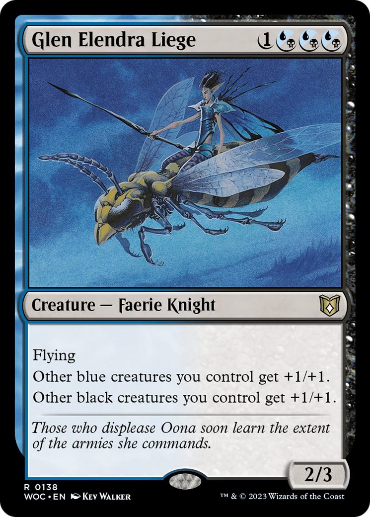 Image of Glen Elendra Liege (WOC-138) - Wilds of Eldraine Commander