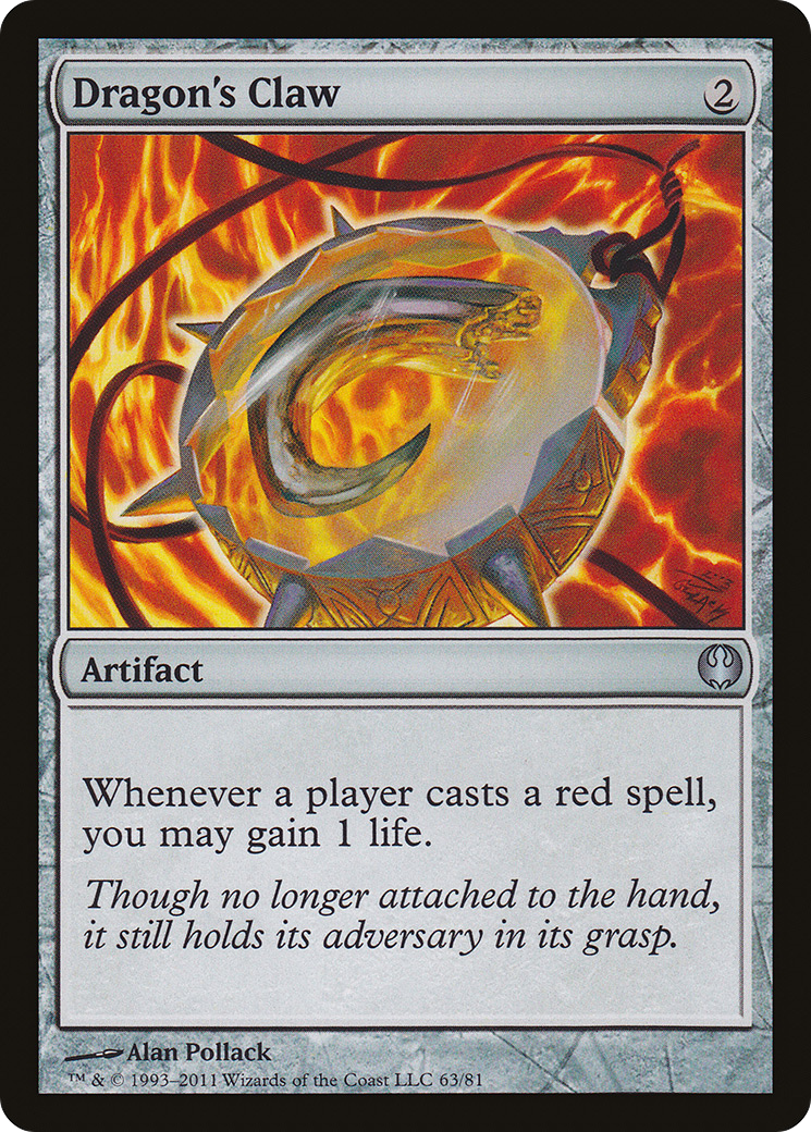 Image of Dragon's Claw (DDG-063) - Duel Decks: Knights vs. Dragons