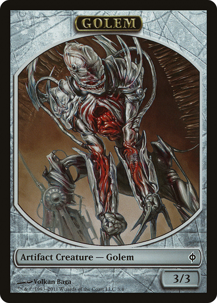 Image of Golem Token (NPH-003) - New Phyrexia Tokens
