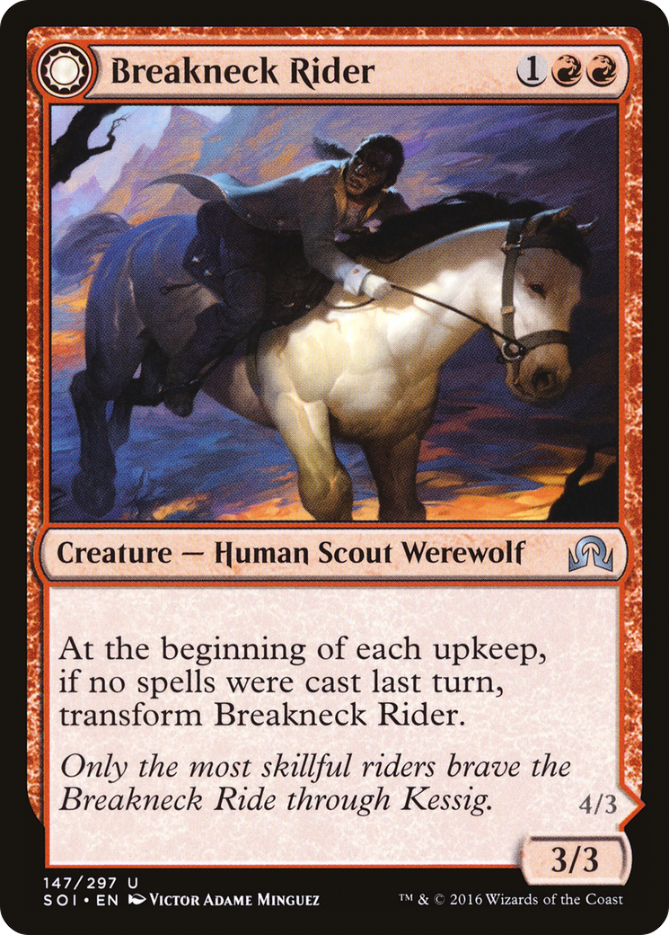 Image of Breakneck Rider (SOI-147) - Shadows over Innistrad: (Double Faced Transform)