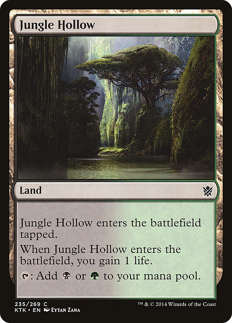 Image of Jungle Hollow (KTK-235) - Khans of Tarkir Foil