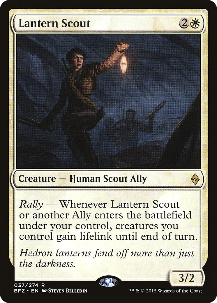 Image of Lantern Scout (BFZ-037) - Battle for Zendikar