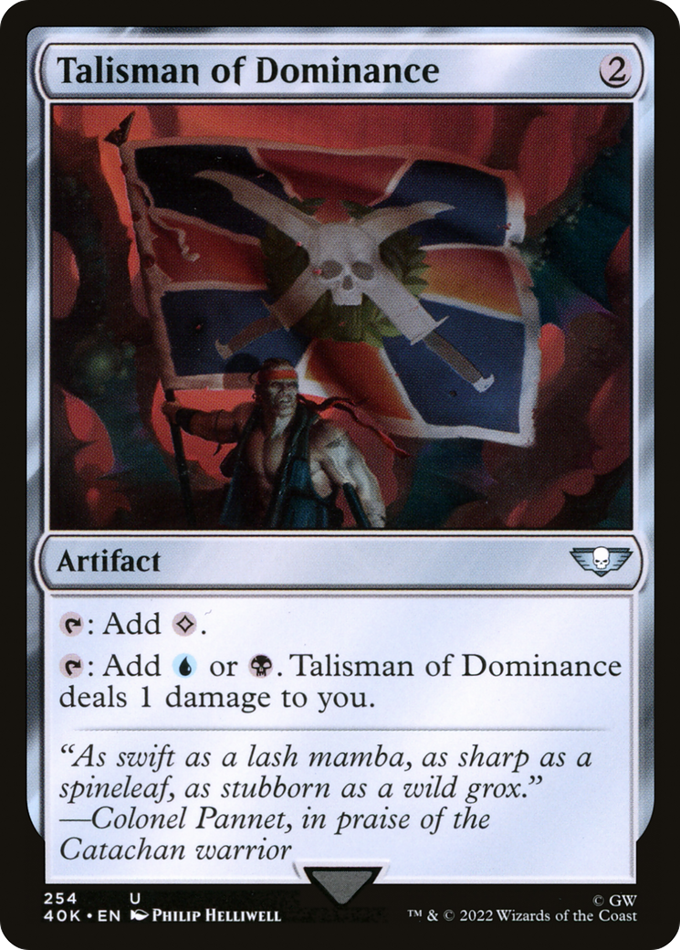 Image of Talisman of Dominance (254) (40K-254) - Warhammer 40,000 Commander