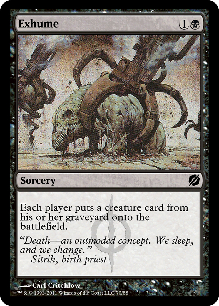 Image of Exhume (TD2-070) - Duel Decks: Mirrodin Pure vs. New Phyrexia