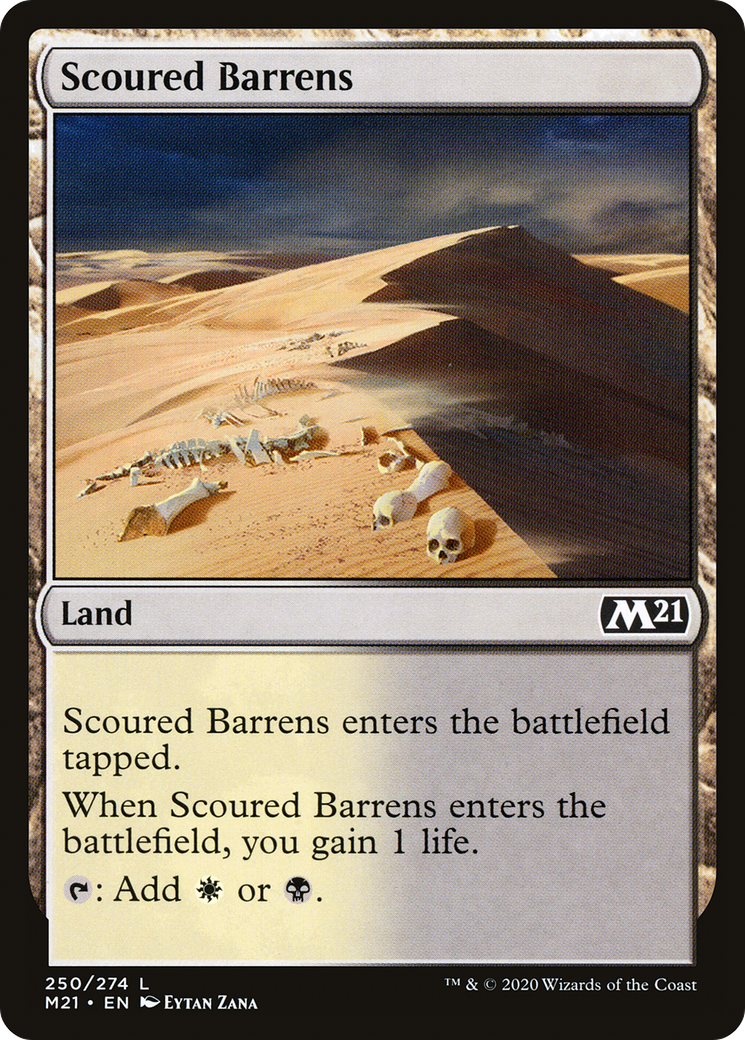 Image of Scoured Barrens (M21-250) - Core Set 2021