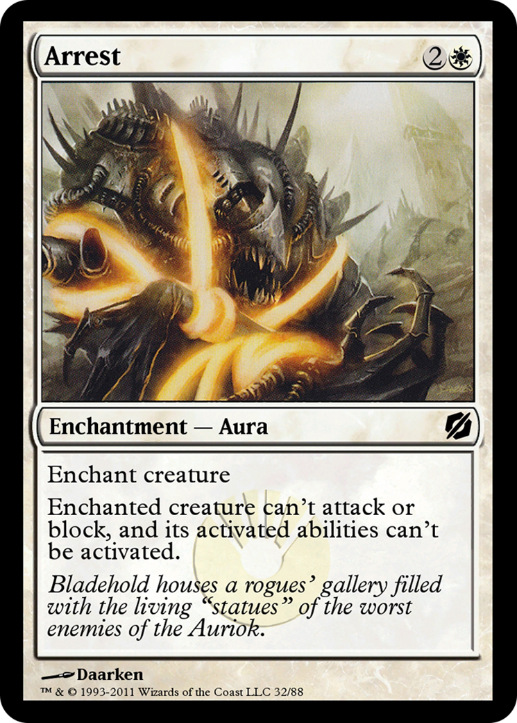 Image of Arrest (TD2-032) - Duel Decks: Mirrodin Pure vs. New Phyrexia