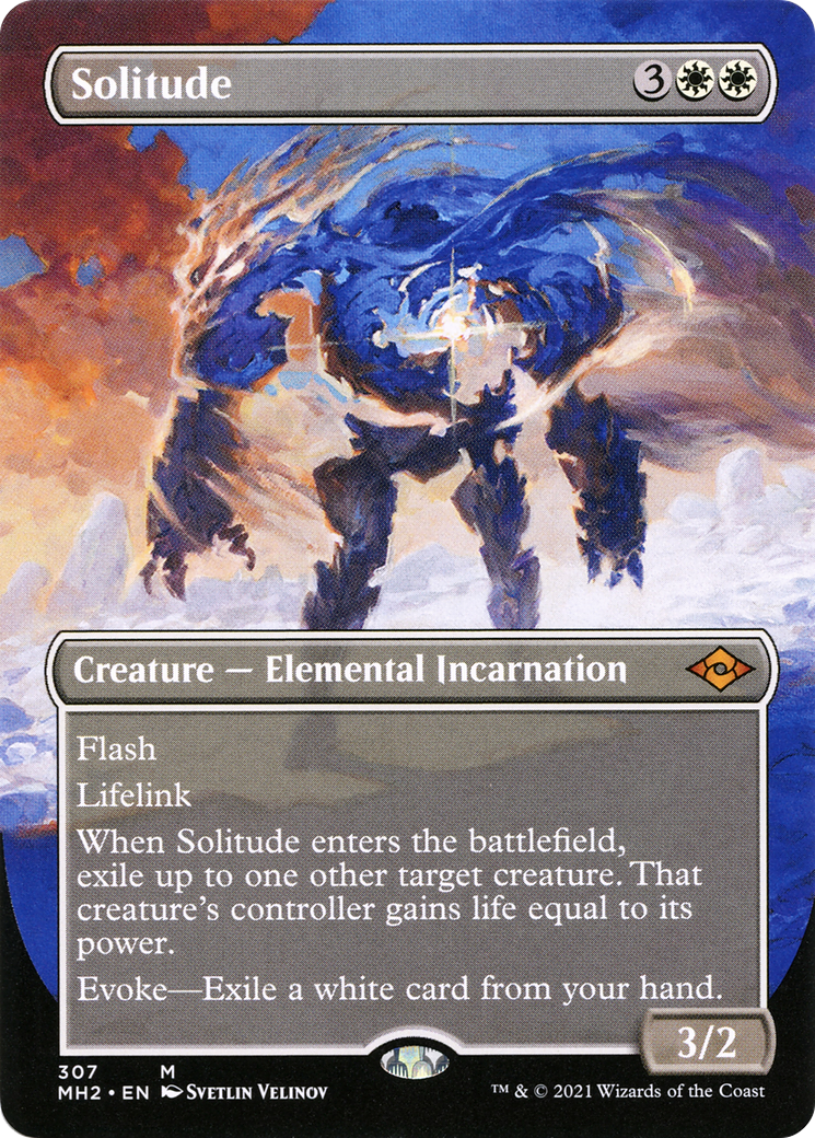 Image of Solitude (Borderless) (MH2-307) - Modern Horizons 2 (Borderless) Foil