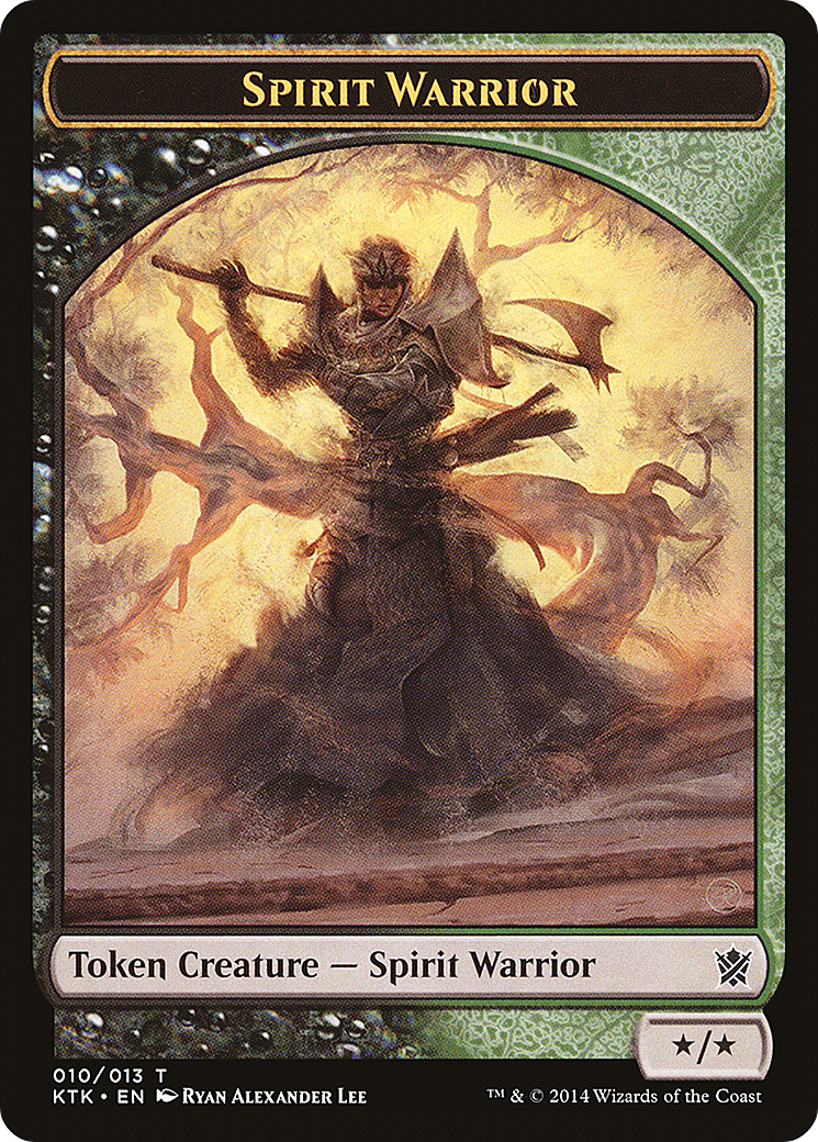 Image of Spirit Warrior Token (KTK-010) - Khans of Tarkir Tokens