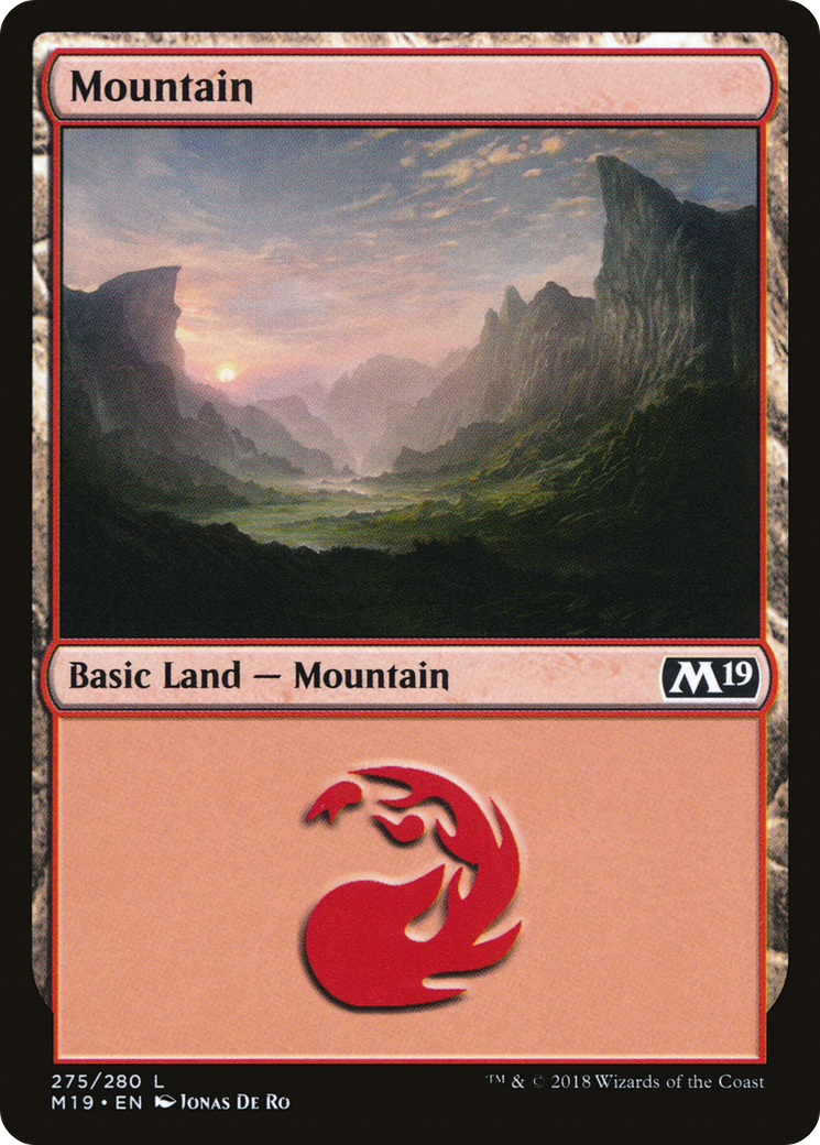 Image of Mountain (275) (M19-275) - Core Set 2019