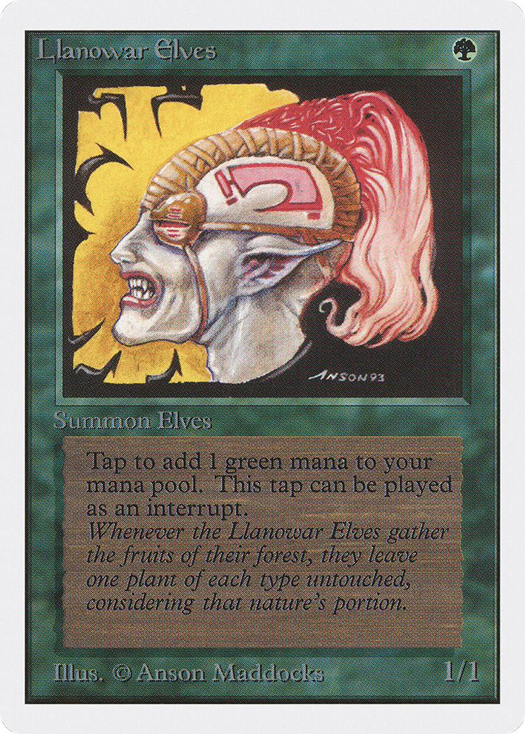 Image of Llanowar Elves (2ED-) - Unlimited Edition