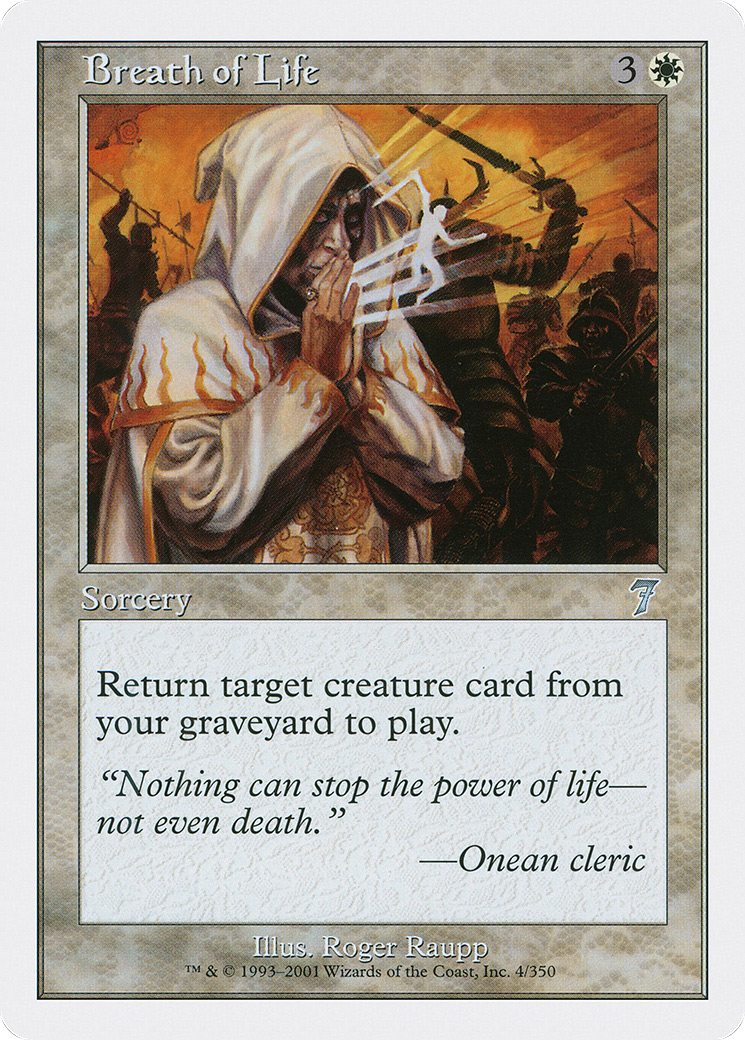 Image of Breath of Life (7ED-004) - 7th Edition Foil