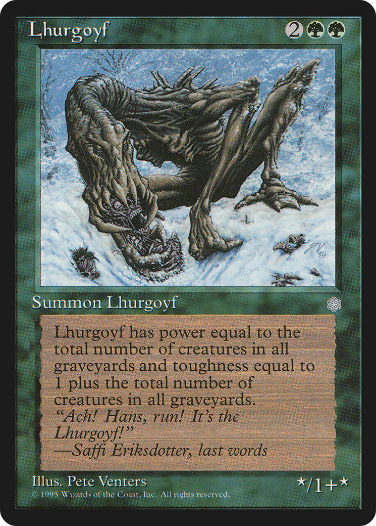 Image of Lhurgoyf (ICE-) - Ice Age