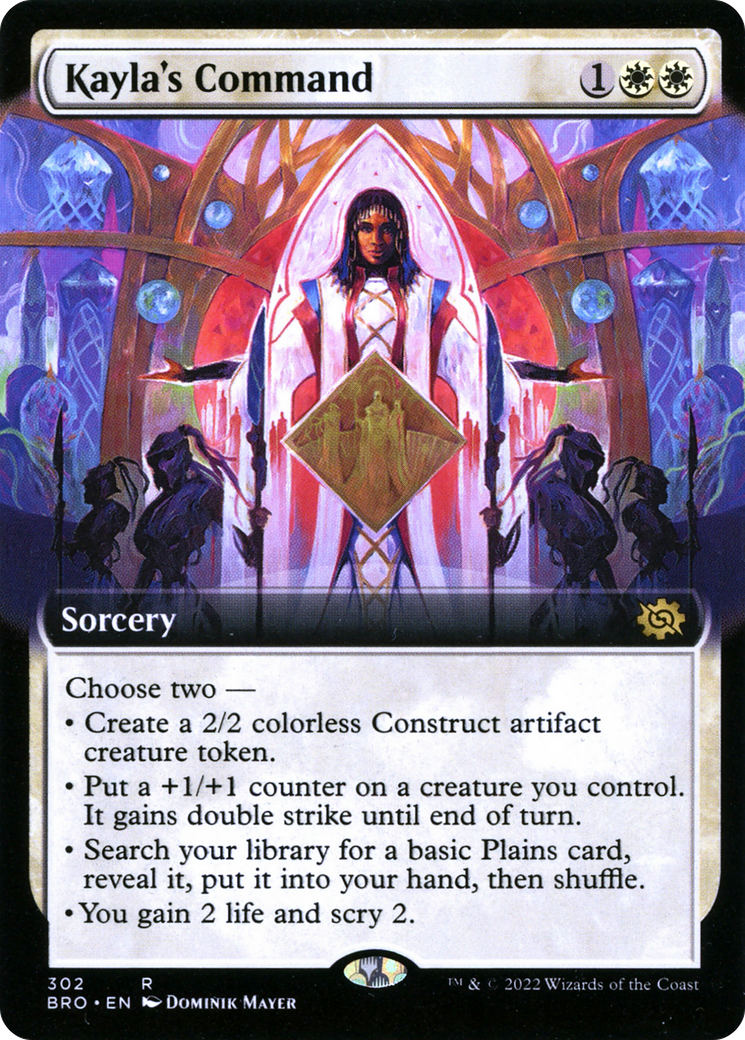 Image of Kayla's Command (Extended Art) (BRO-302) - The Brothers' War: (Extended Art)
