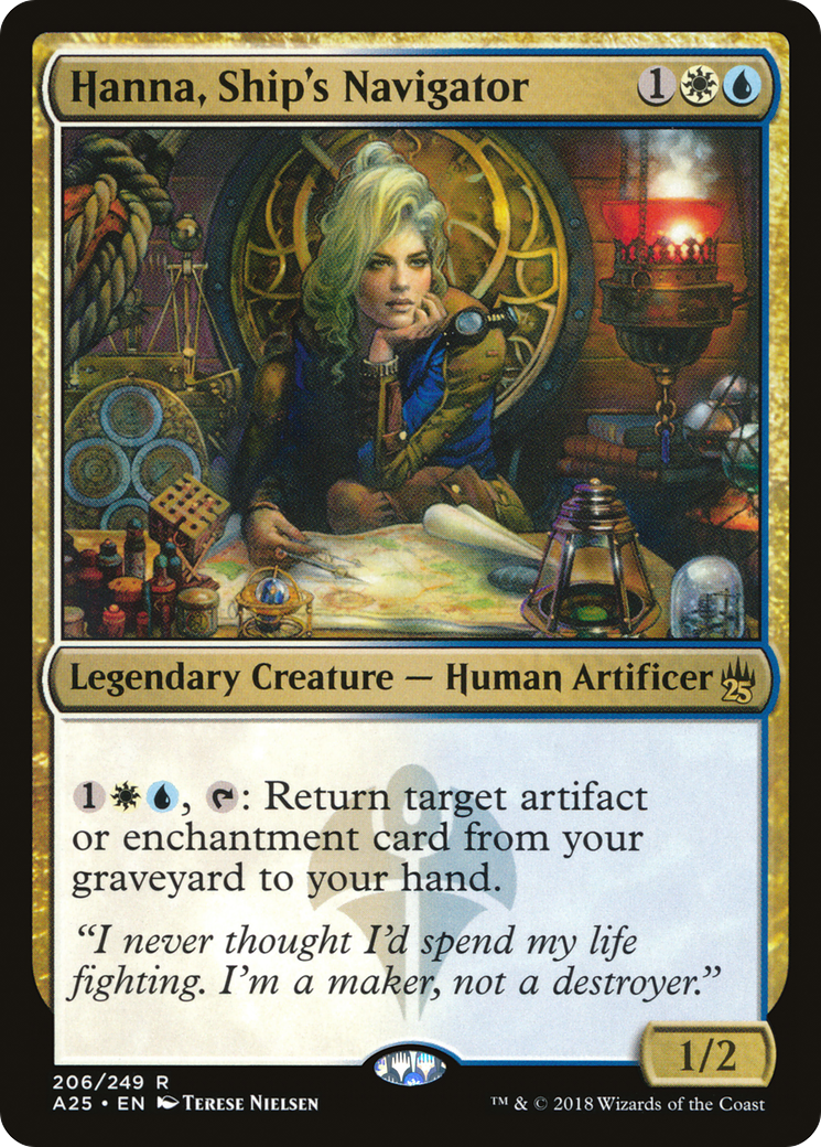 Image of Hanna, Ship's Navigator (A25-206) - Masters 25 Foil