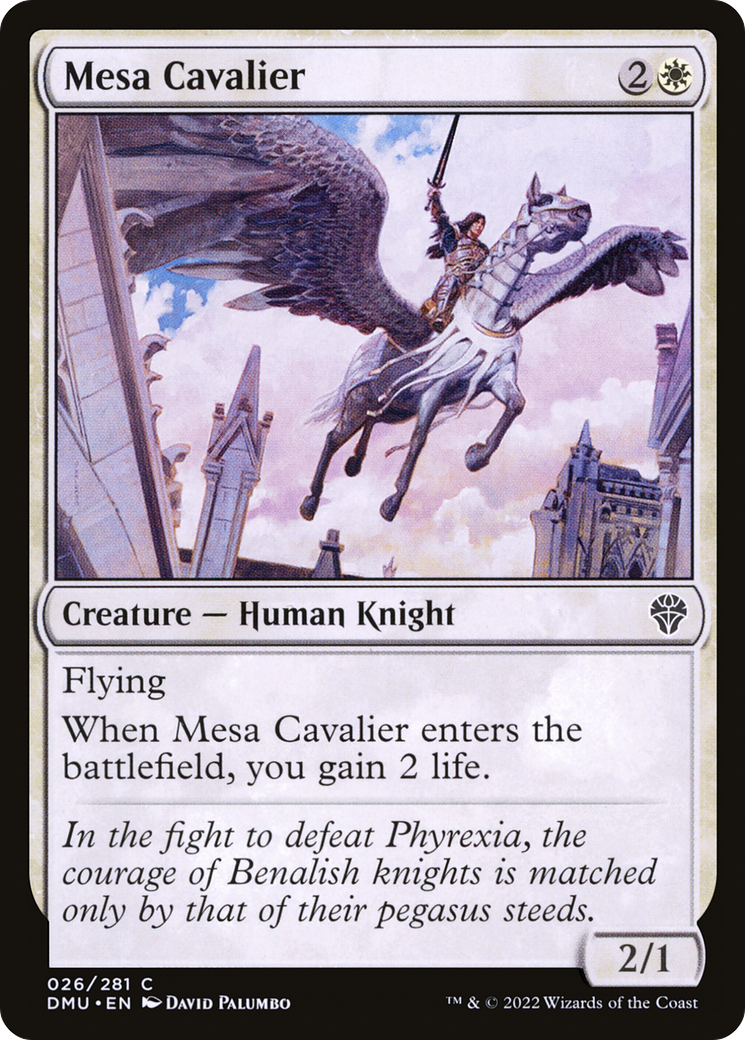 Image of Mesa Cavalier (DMU-026) - Dominaria United Foil