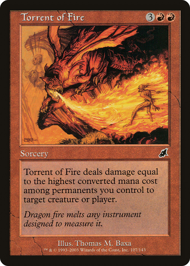 Image of Torrent of Fire (SCG-107) - Scourge Foil