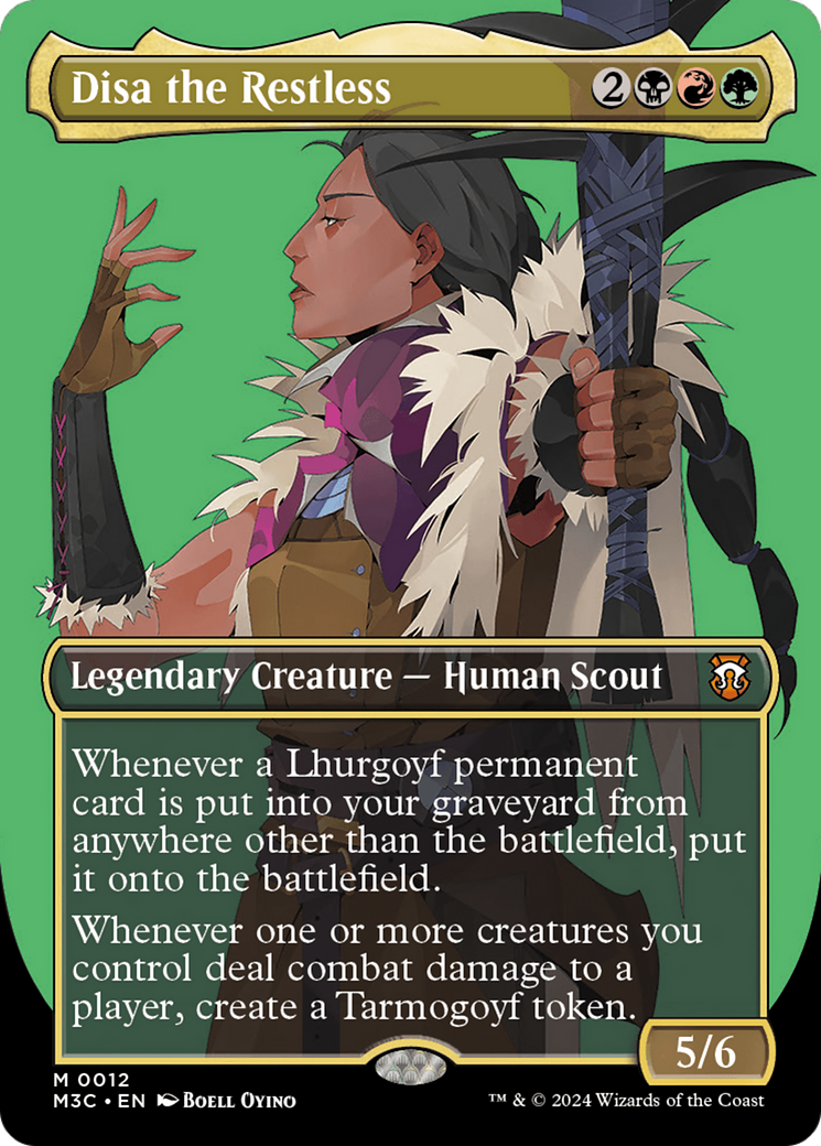 Image of Disa the Restless (Borderless) (M3C-012) - Modern Horizons 3 Commander (Borderless) Foil