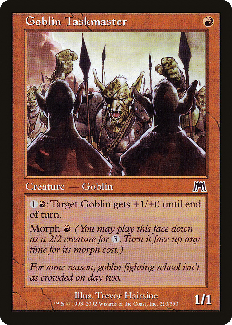 Image of Goblin Taskmaster (ONS-210) - Onslaught