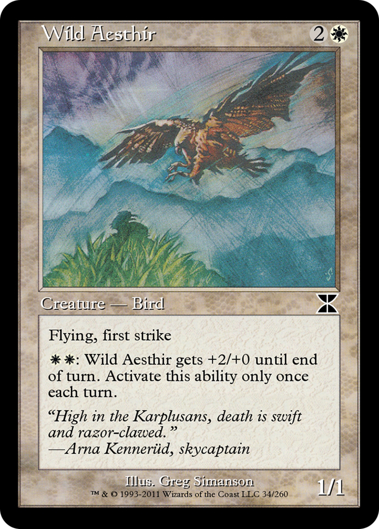 Image of Wild Aesthir (ME4-034) - Masters Edition IV Foil