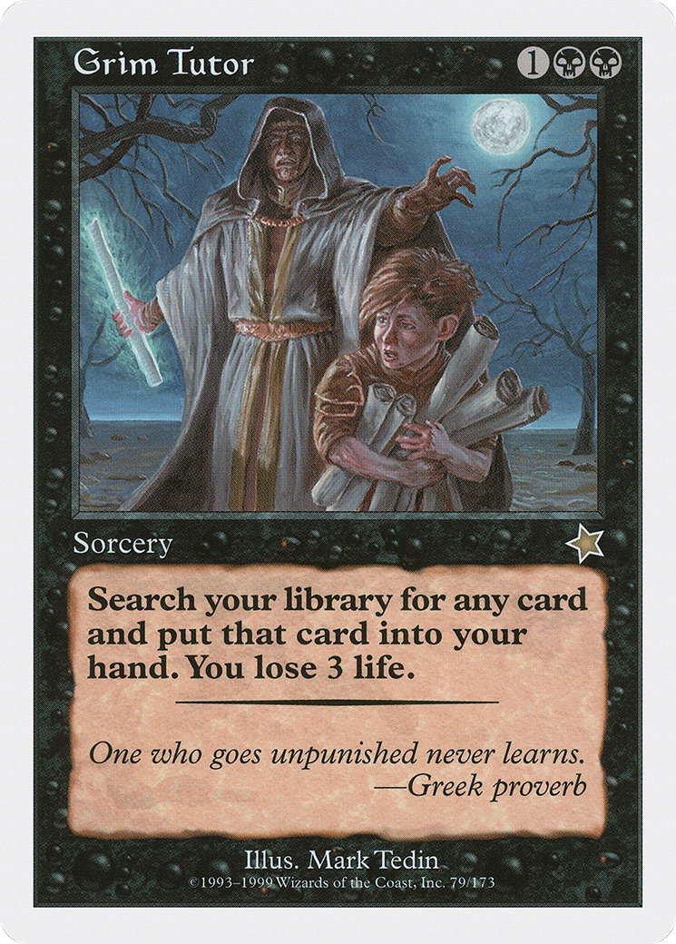Image of Grim Tutor (S99-079) - Starter 1999