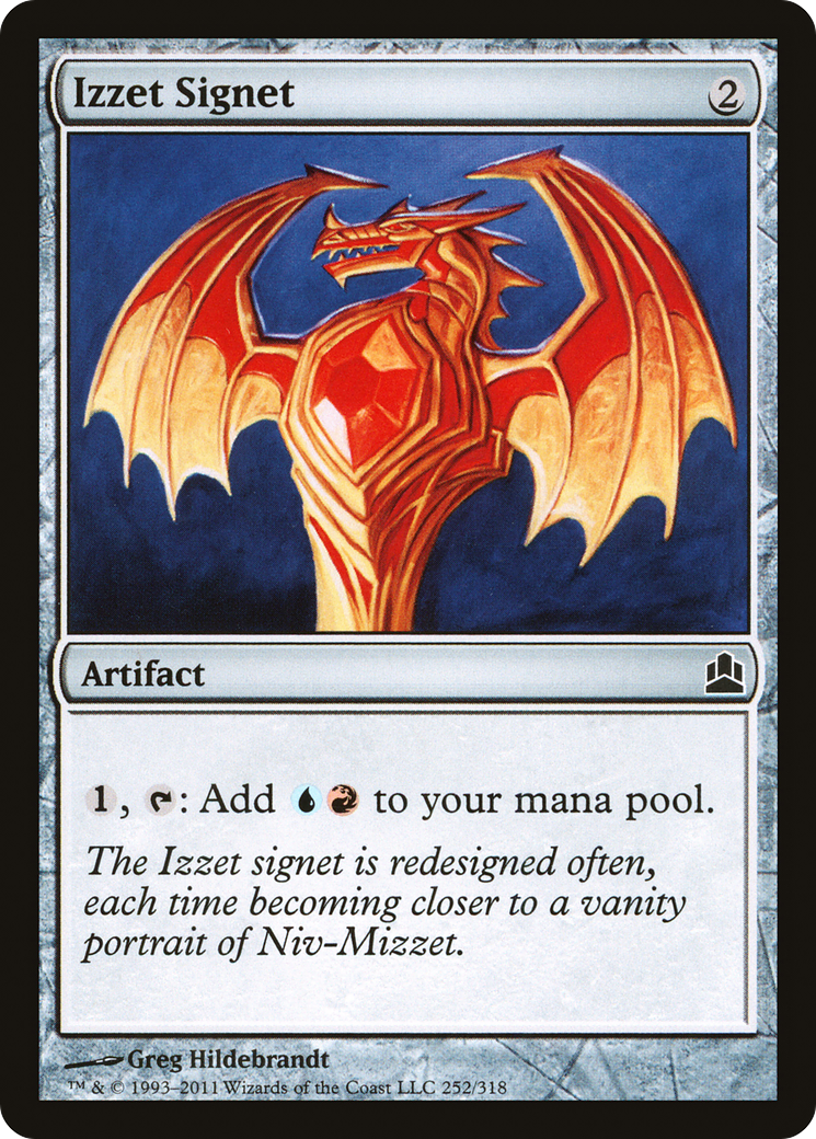 Image of Izzet Signet (CMD-252) - Commander 2011