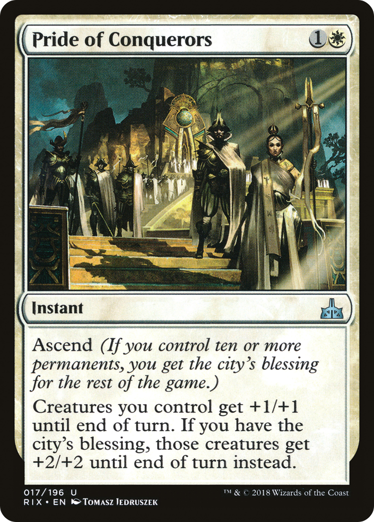 Image of Pride of Conquerors (RIX-017) - Rivals of Ixalan