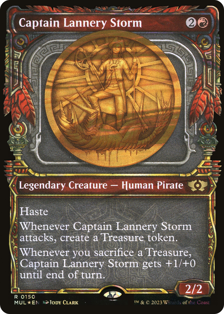 Image of Captain Lannery Storm (Halo Foil) (MUL-150) - Multiverse Legends: (Showcase) Foil