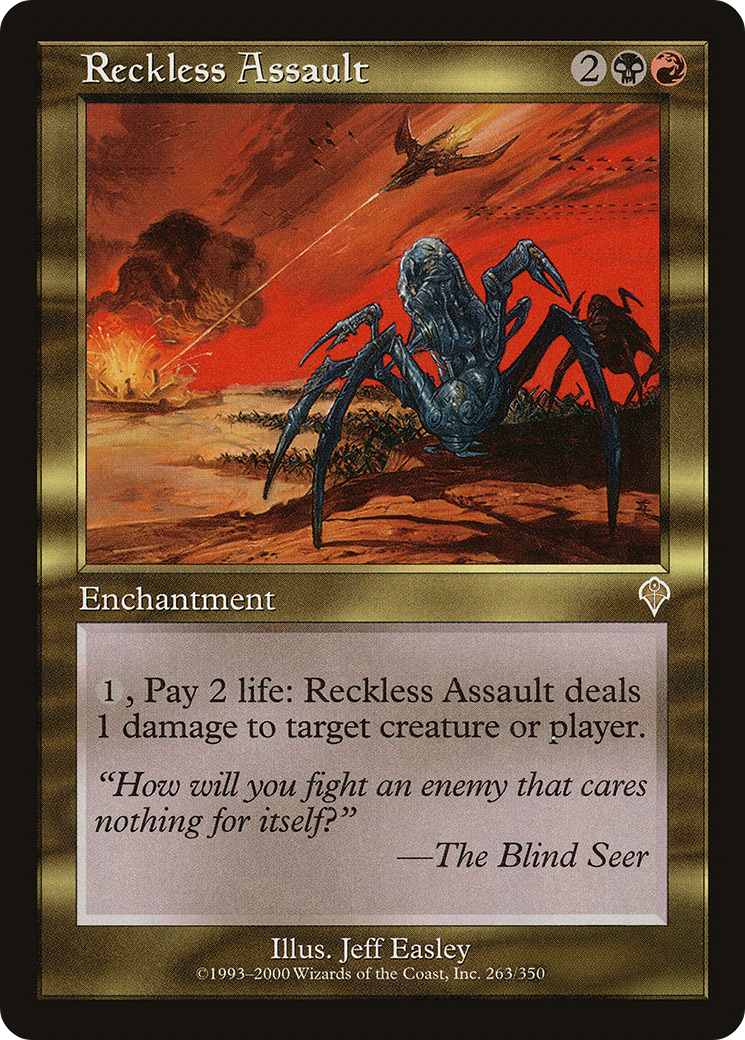 Image of Reckless Assault (INV-263) - Invasion Foil
