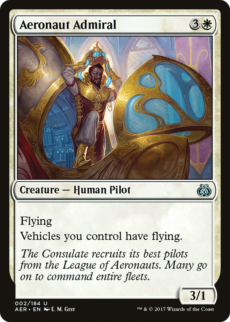 Image of Aeronaut Admiral (AER-002) - Aether Revolt Foil